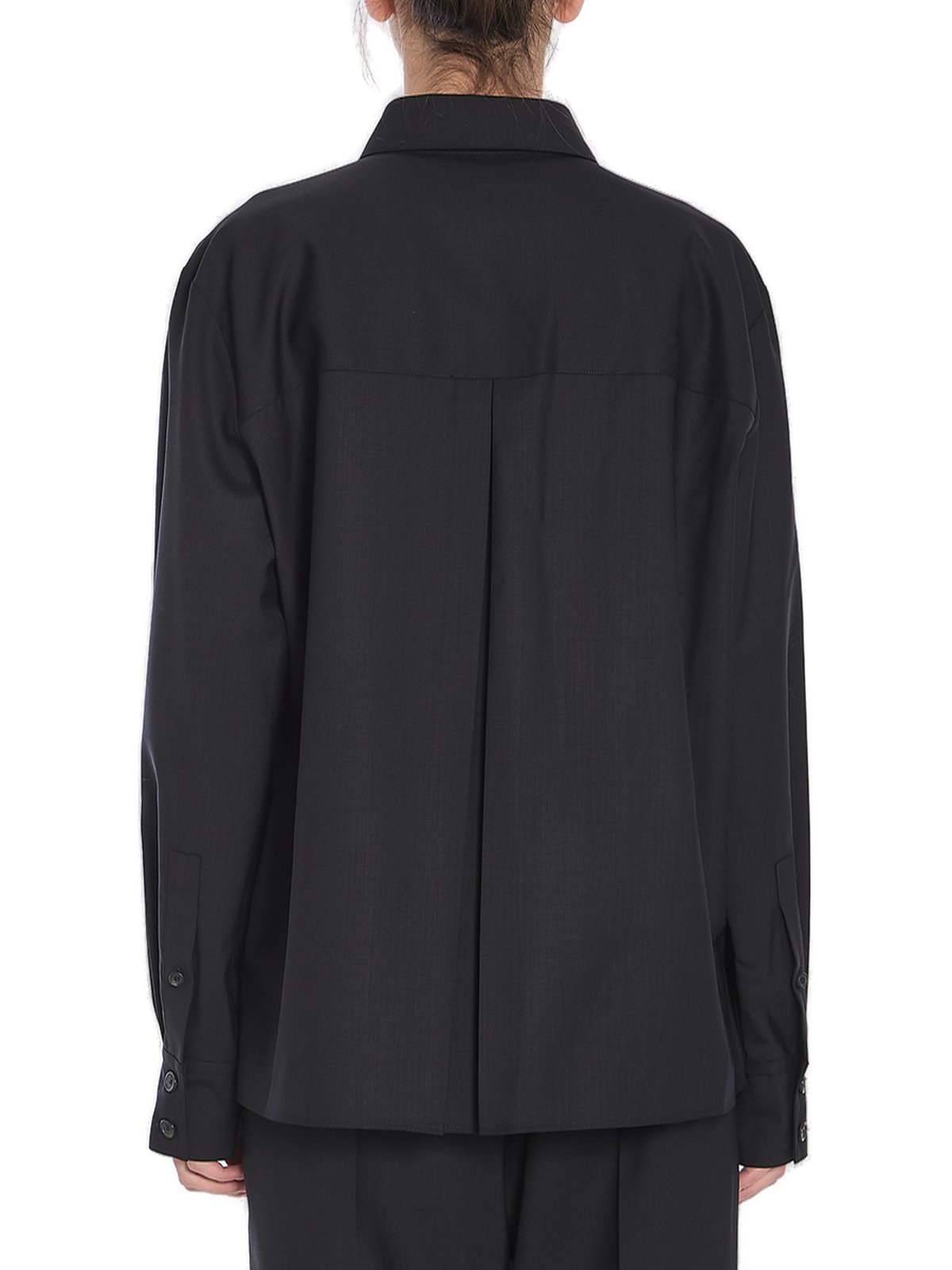 Khaite Yatty Long Sleeved Button-Up Top