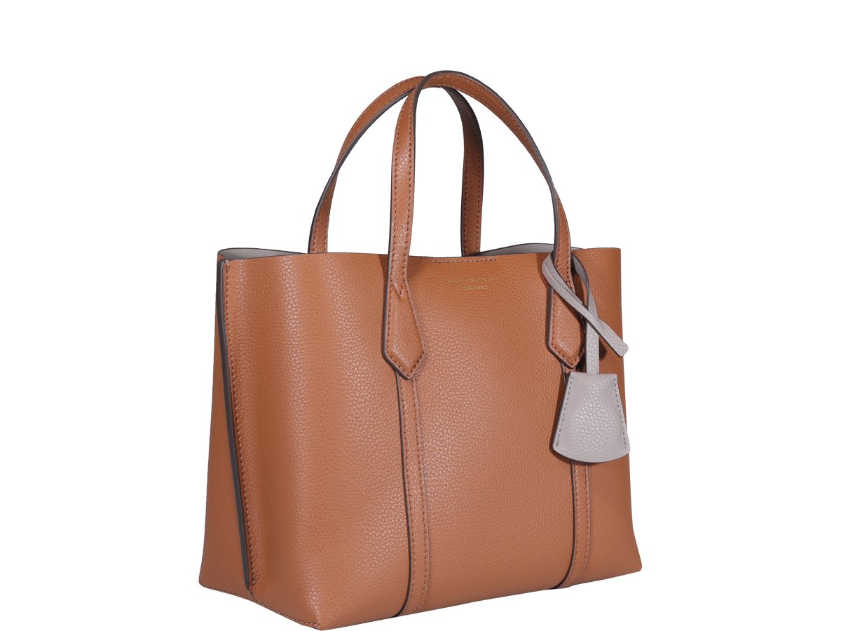 Tory Burch Perry Logo Detailed Small Tote Bag