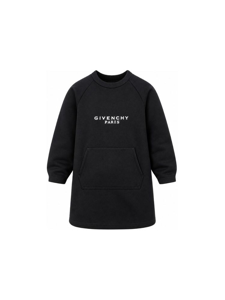 Givenchy Kids 로고 프린트 크루넥 원피스