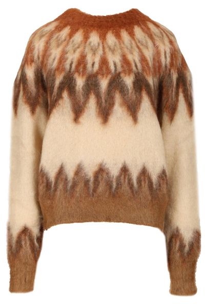Isabel Marant Étoile Patchwork Cable-Knit Jumper