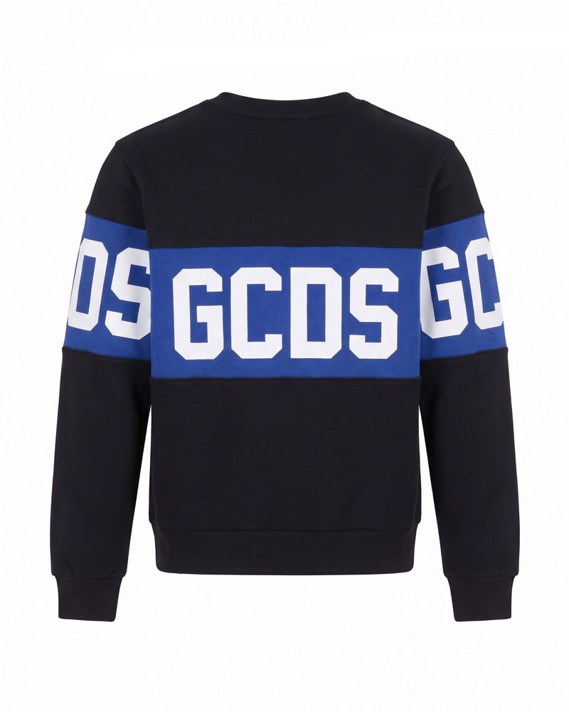 Gcds Kids 로고 프린트 크루넥 맨투맨