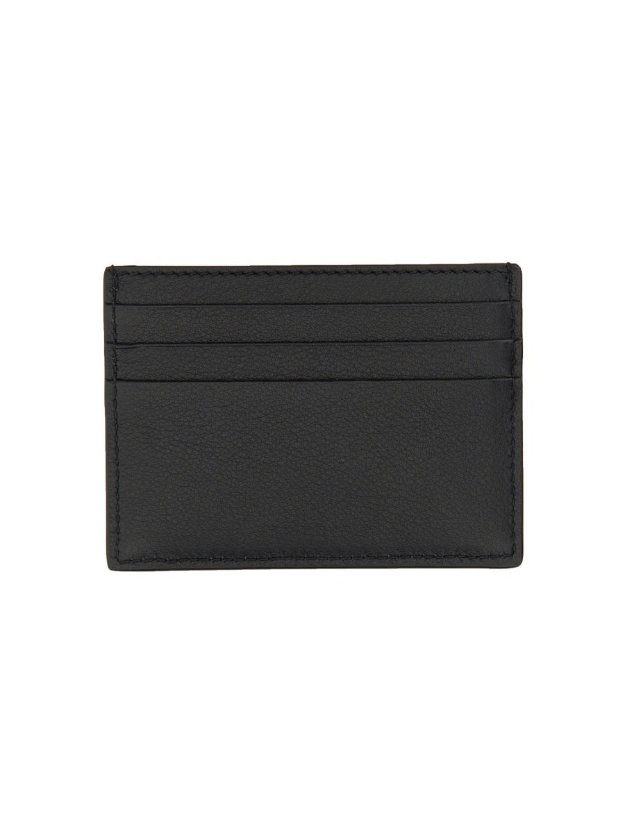 Alexander McQueen The Harness Logo Printed Card Holder