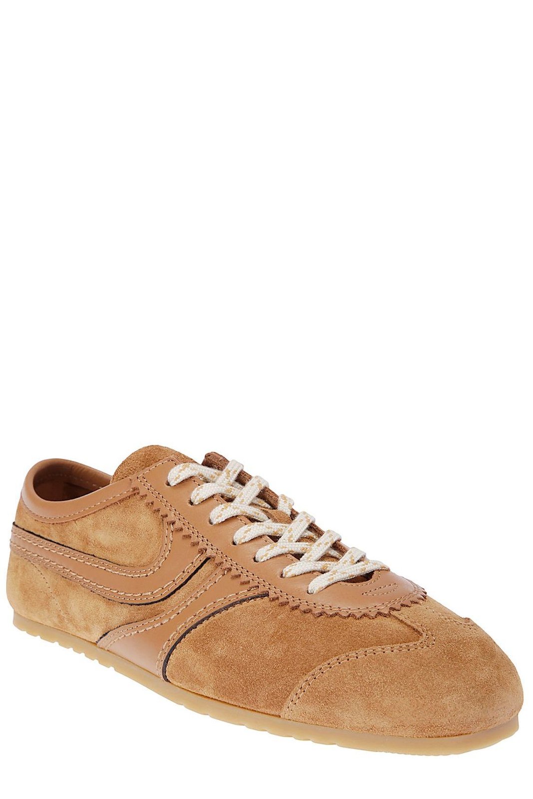 Dries Van Noten Round Toe Lace-Up Sneakers