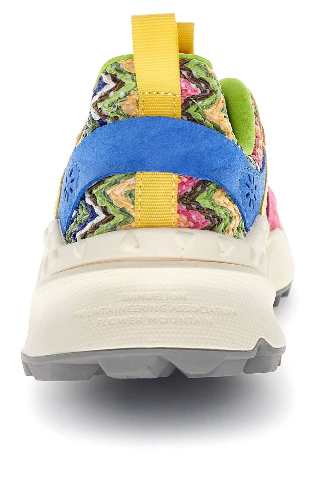 花雪 Flower Mountain Zigzag-Knit Lace-Up Sneakers – Cettire