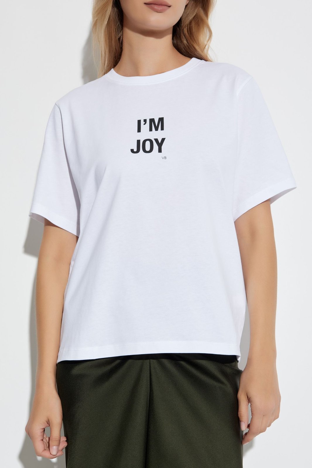 Victoria Beckham I'm Joy Printed Crewneck T-Shirt
