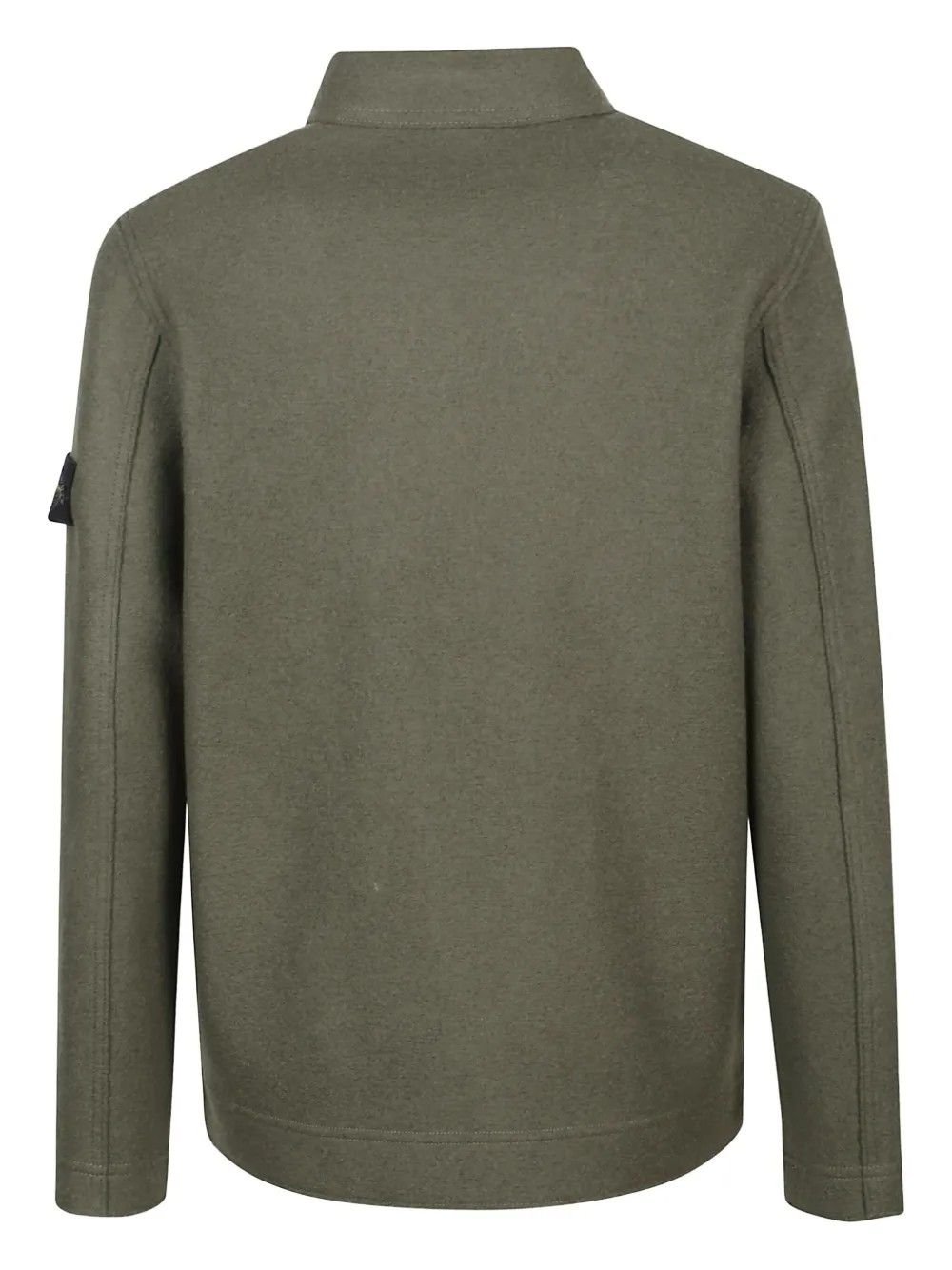 Stone Island Logo Patch Buttoned Cardigan