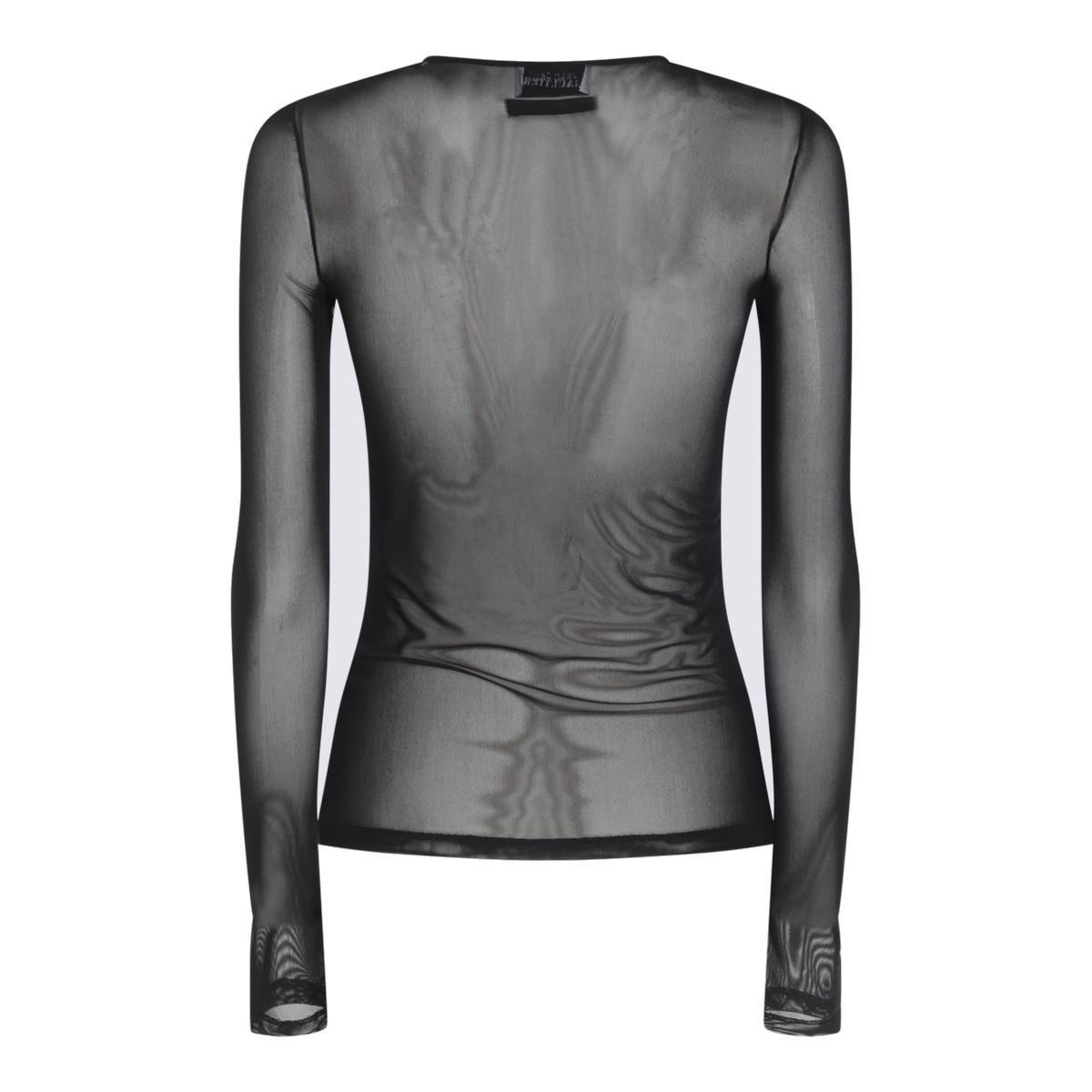 Jean Paul Gaultier The Flocked Tattoo Ruban Top