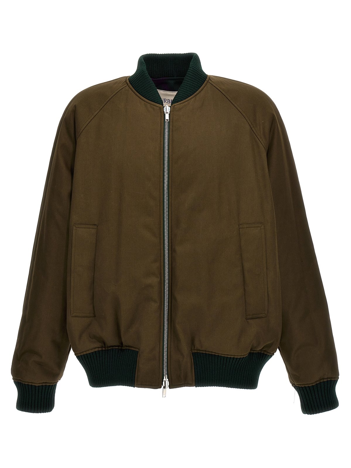 Burberry Checked Zipped Reversible Bomber Jacket