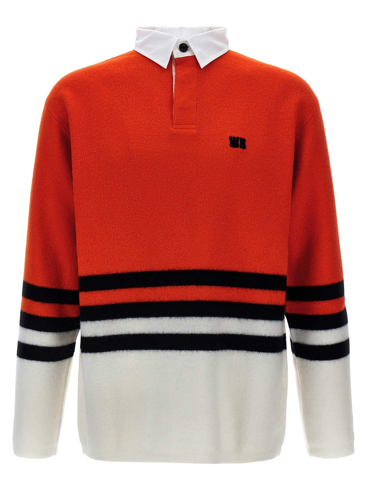 Wales Bonner Cypher Logo Embroidered Knitted Polo Shirt – Cettire