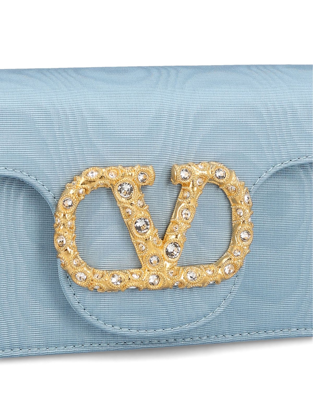 Shop Valentino Locò VLogo Signature Foldover Top Clutch Bag Shop Valentino Locò VLogo Signature Foldover Top Clutch Bag