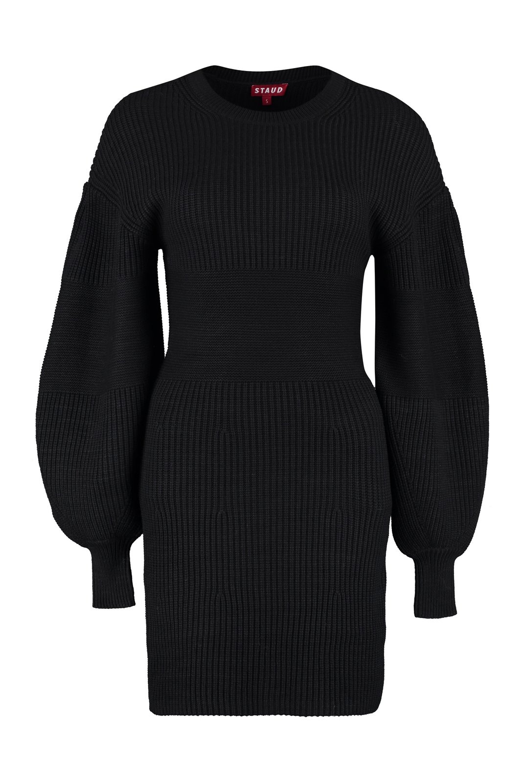 Staud Marylebone Ribbed Knit Dress 