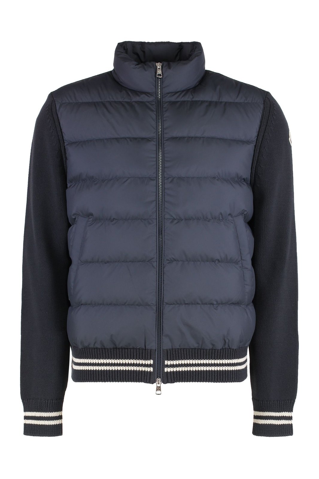 Moncler Panelled Zipped Jacket – Cettire