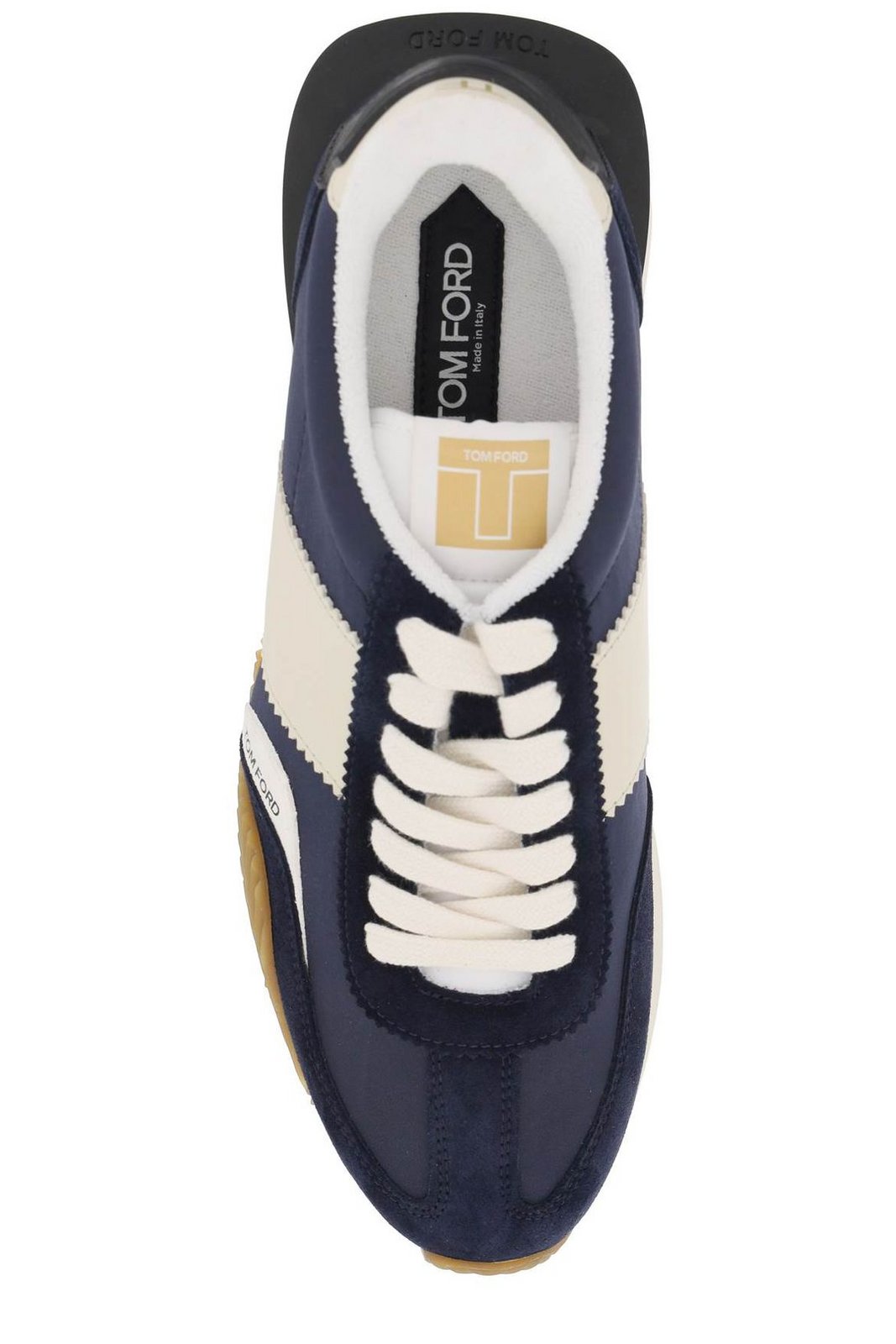 Tom Ford James Almond Toe Flatform Sneakers