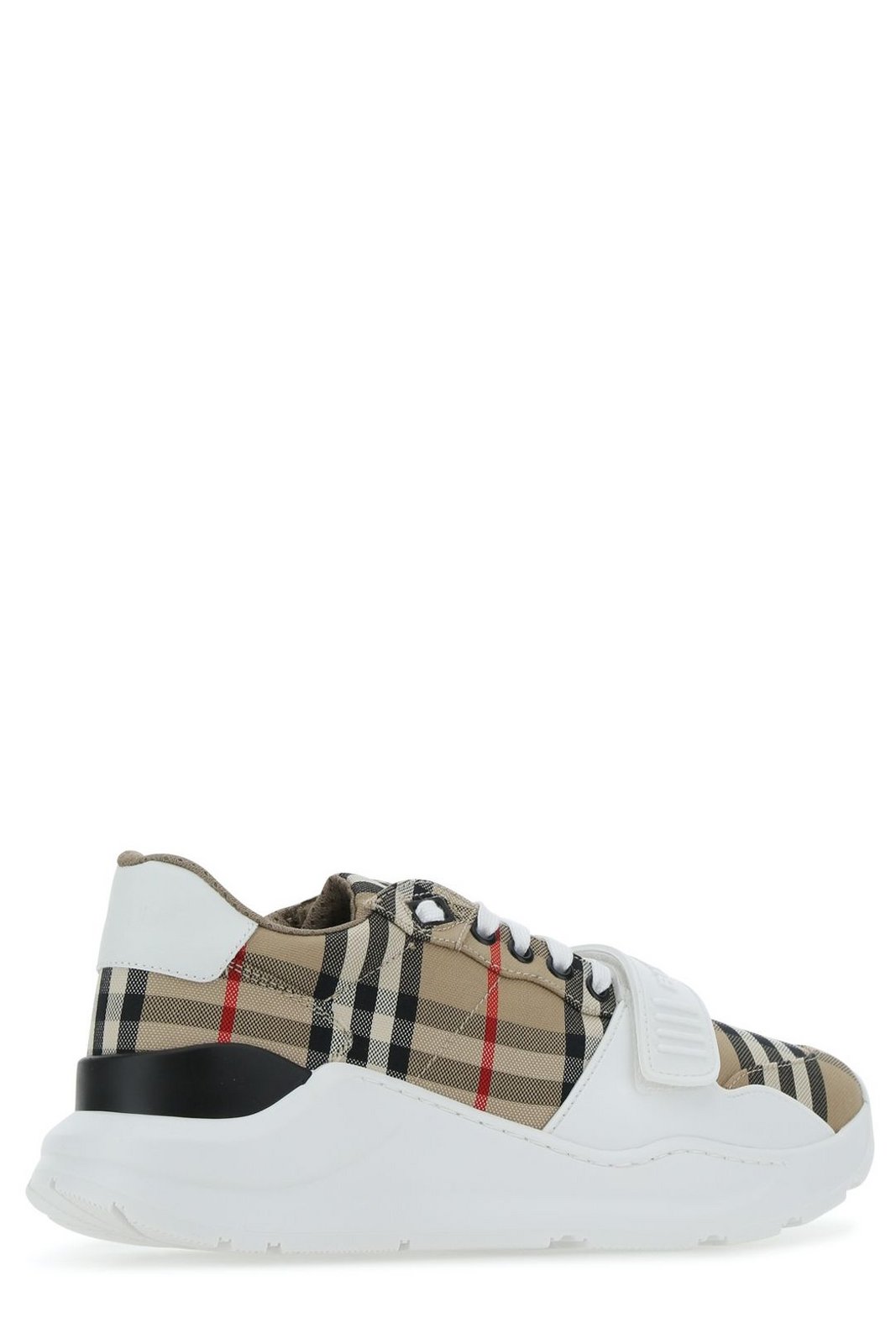 Burberry Checked Lace-Up Sneakers