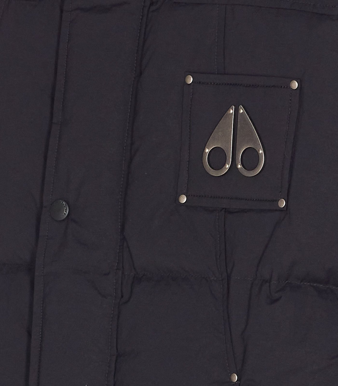 Moose Knuckles Logo Plaque Puffer Vest