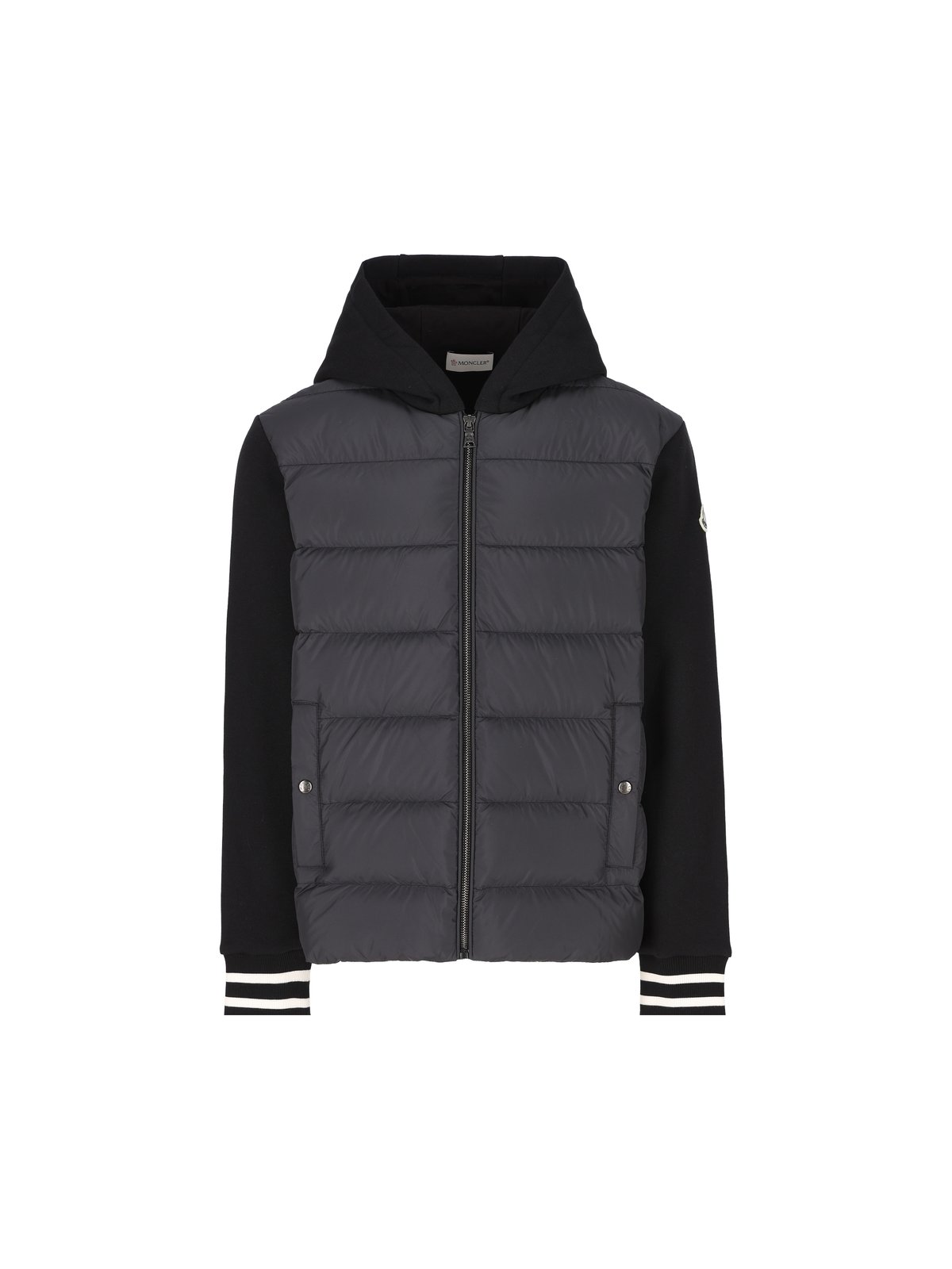 Moncler Enfant Logo Patch Zip-Up Cardigan – Cettire
