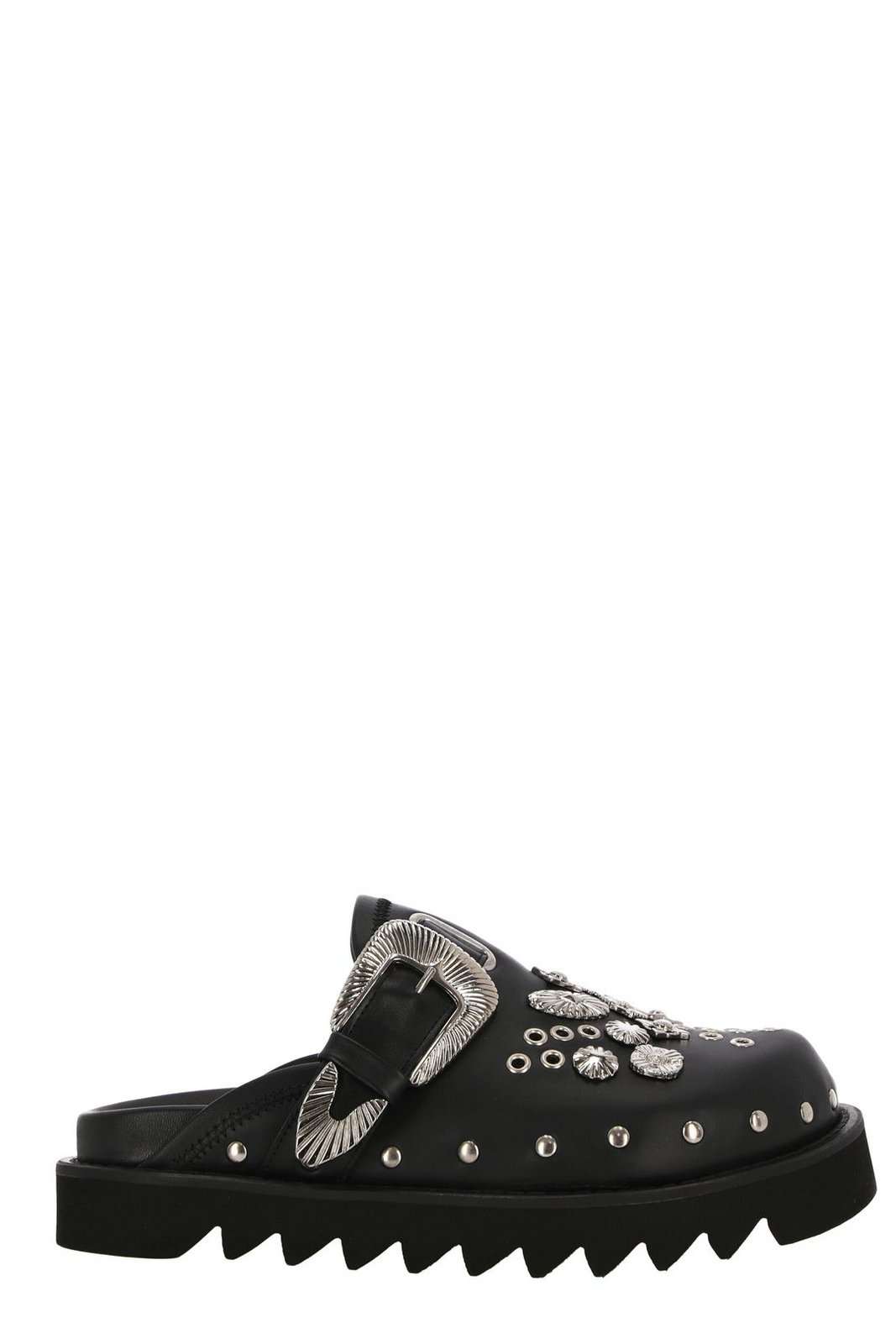 Toga Pulla Embellished Buckled Clogs