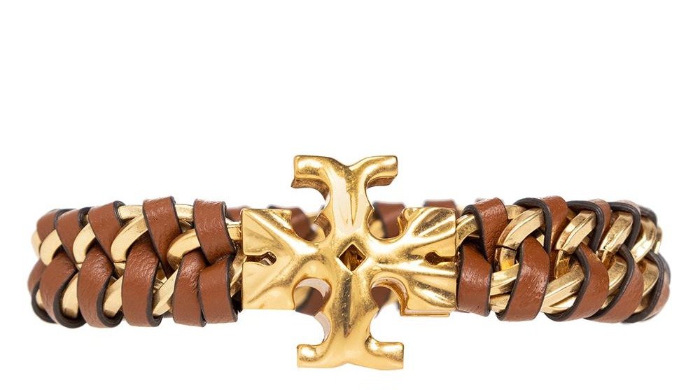 Tory Burch Roxanne Woven Chained Bracelet In Multi ModeSens