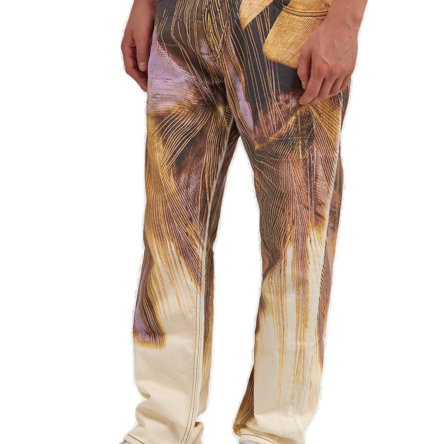 Roberto Cavalli Savage Print Jeans