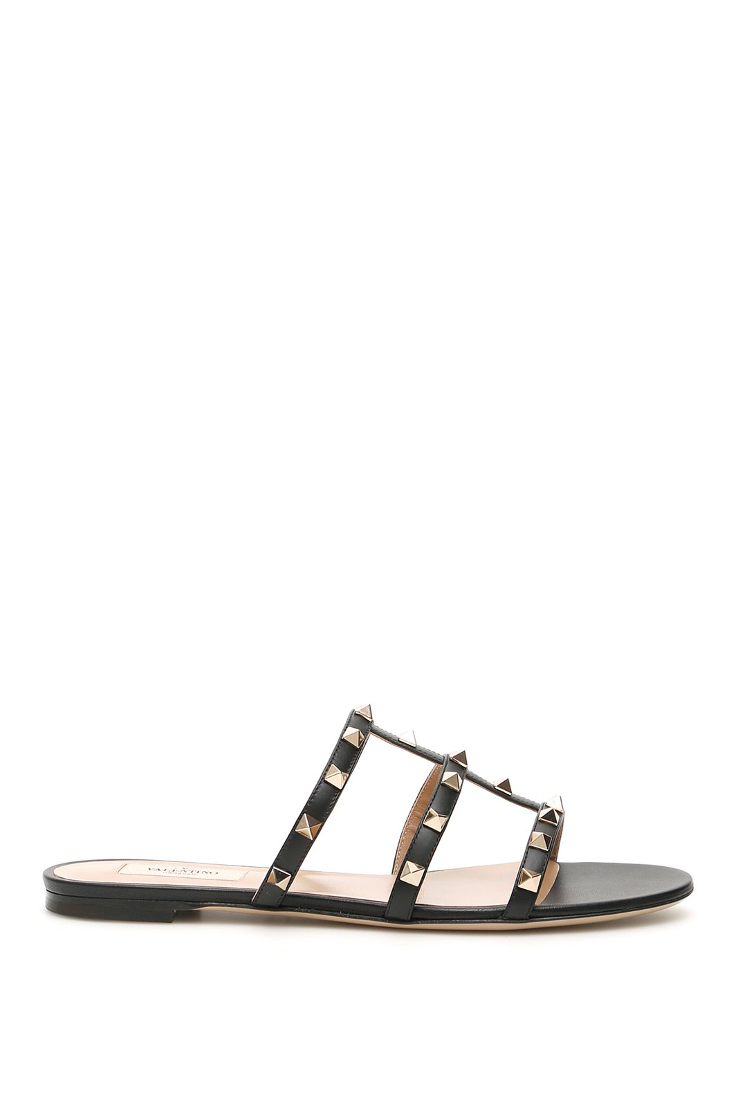 Valentino Garavani Appliqué Rockstud Slides
