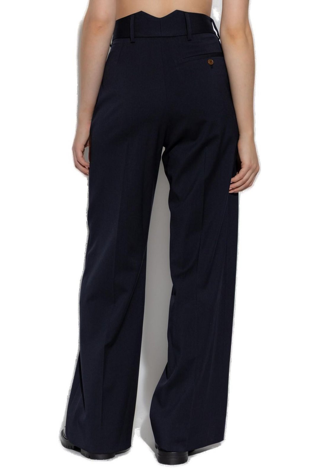 パンツ VIVIENNE WESTWOOD Women Straight Pants 1F01000ZW018V Blue Vivienne Westwood Embroidered Straight Jeans | Blue | FARFETCH