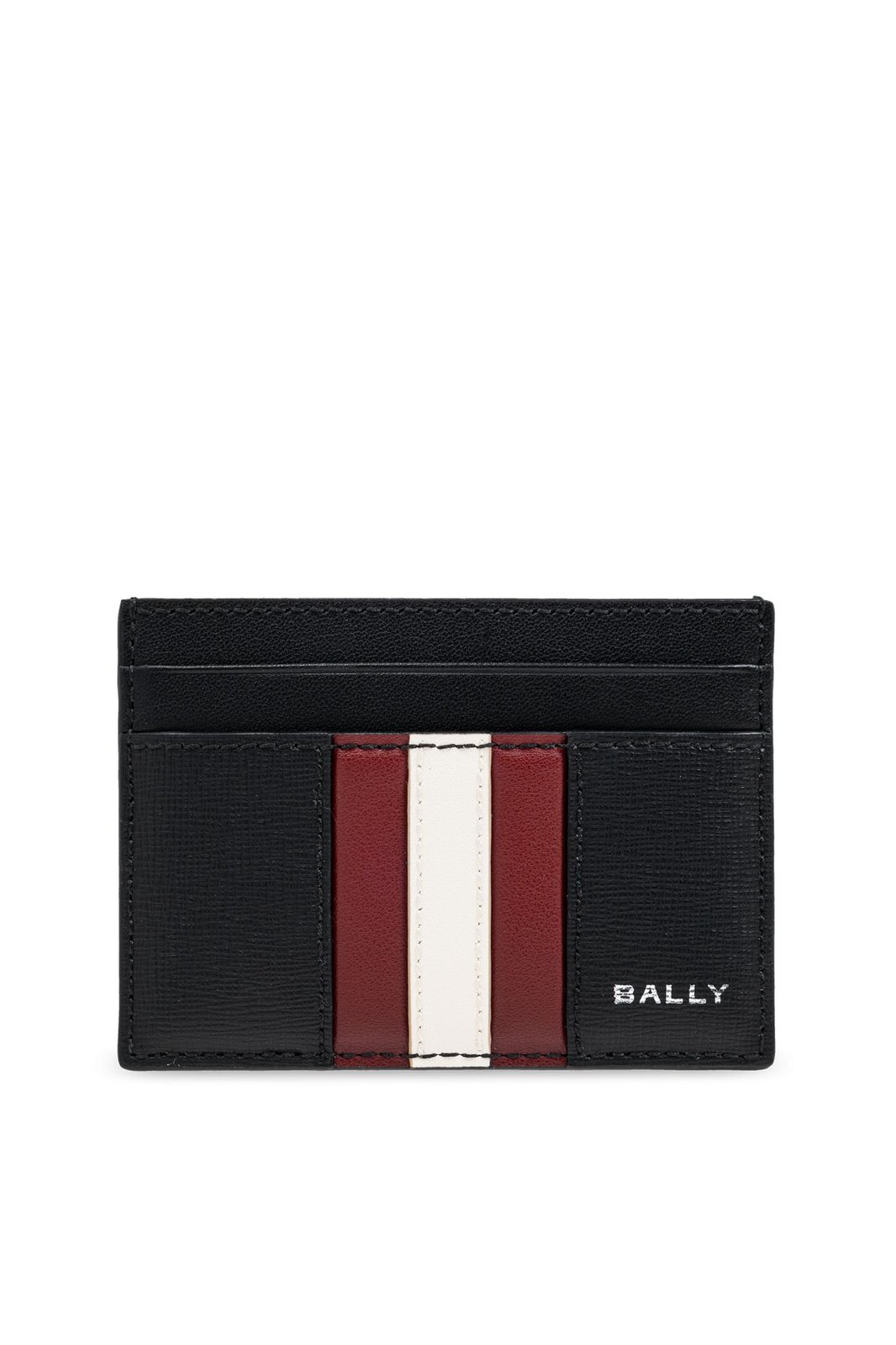 Bally Logo-Printed Striped Cardholder