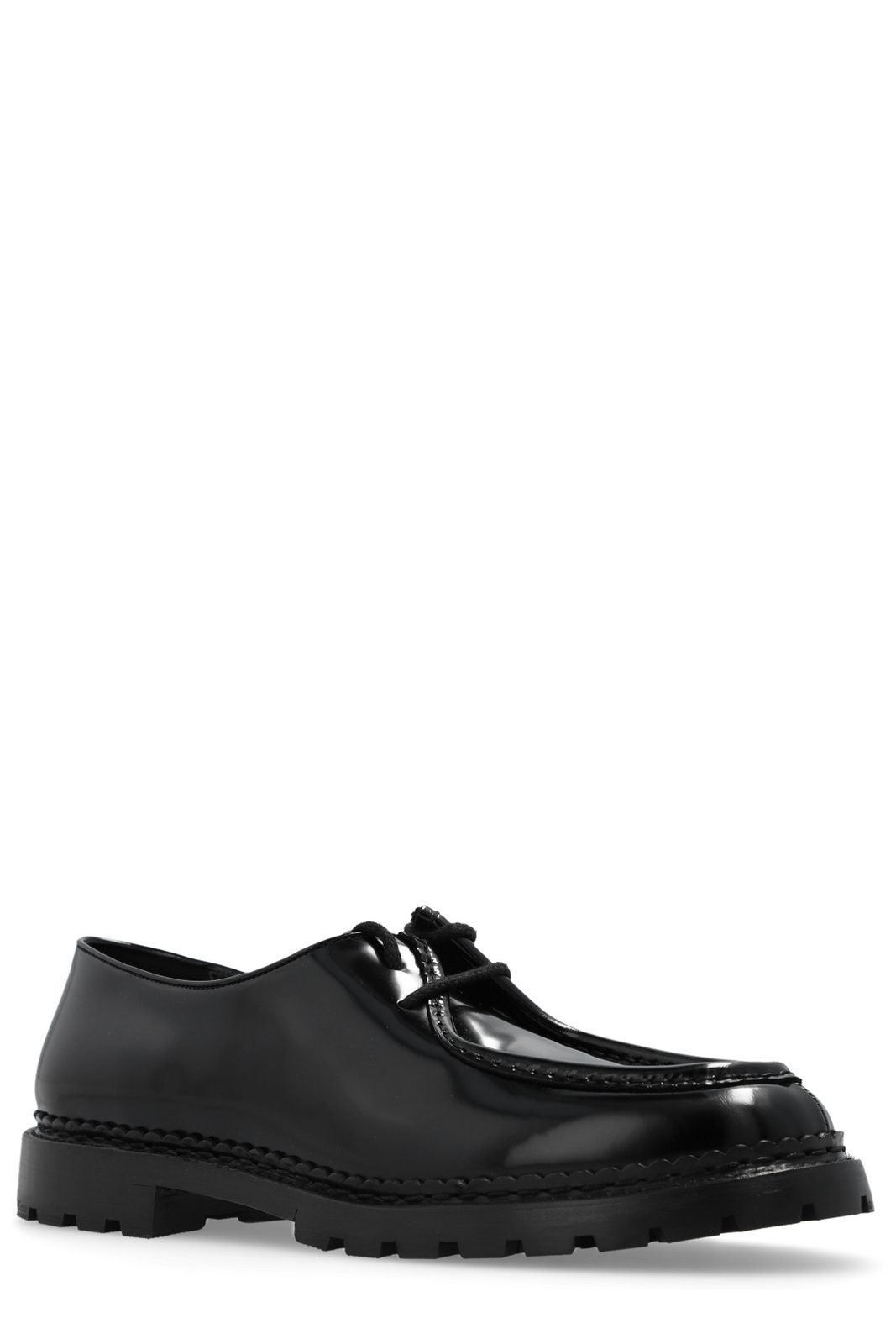 Saint Laurent Malo Slip-On Lace-Up Shoes