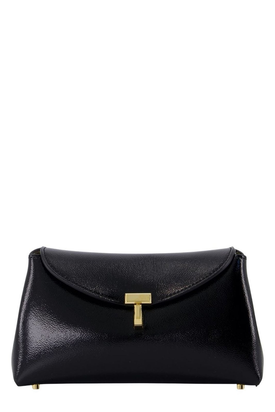 Totême T-Lock Naplack Mini Clutch Bag