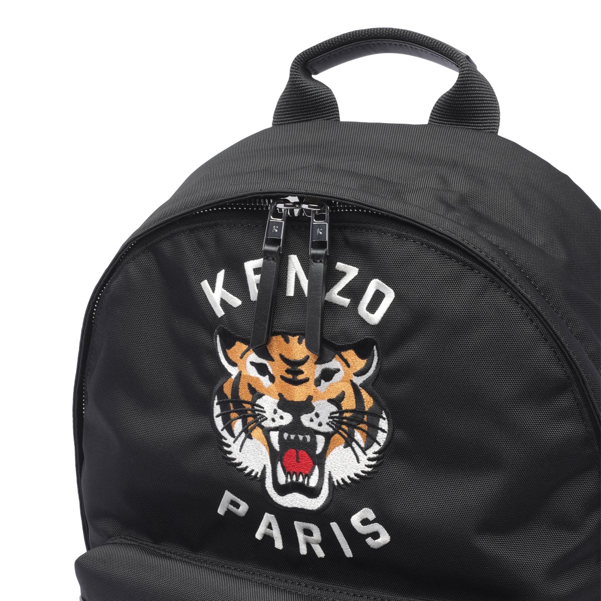 Kenzo Logo Embroidered Zip-Up Backpack – On Sale Now with Up