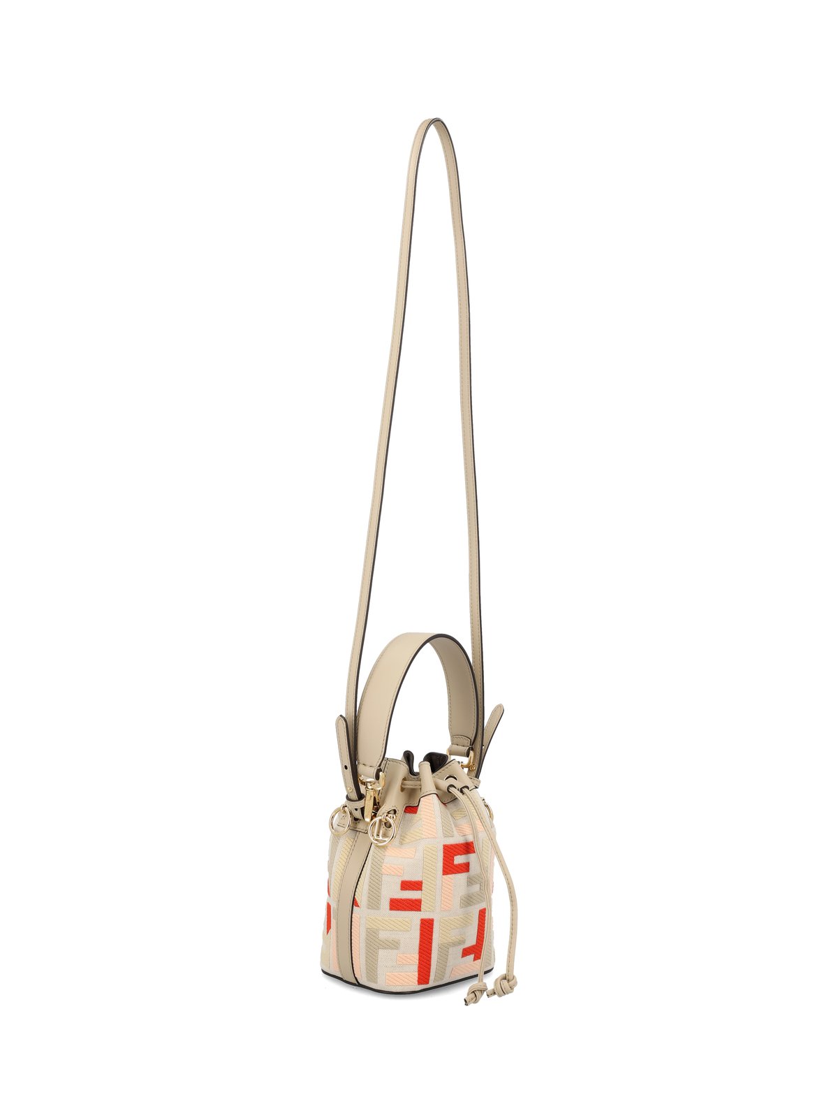 Fendi Mini Mon Tresor FF Motif Bucket Bag