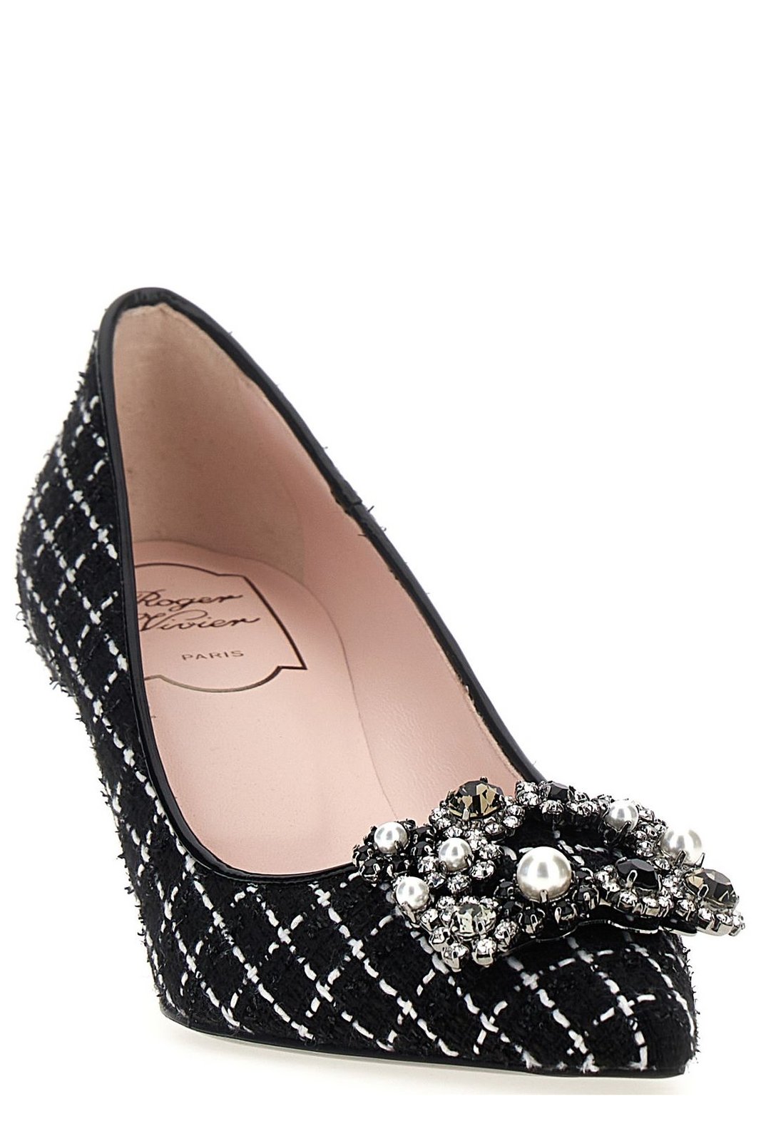 Roger Vivier Flower Strass Pearl Pumps