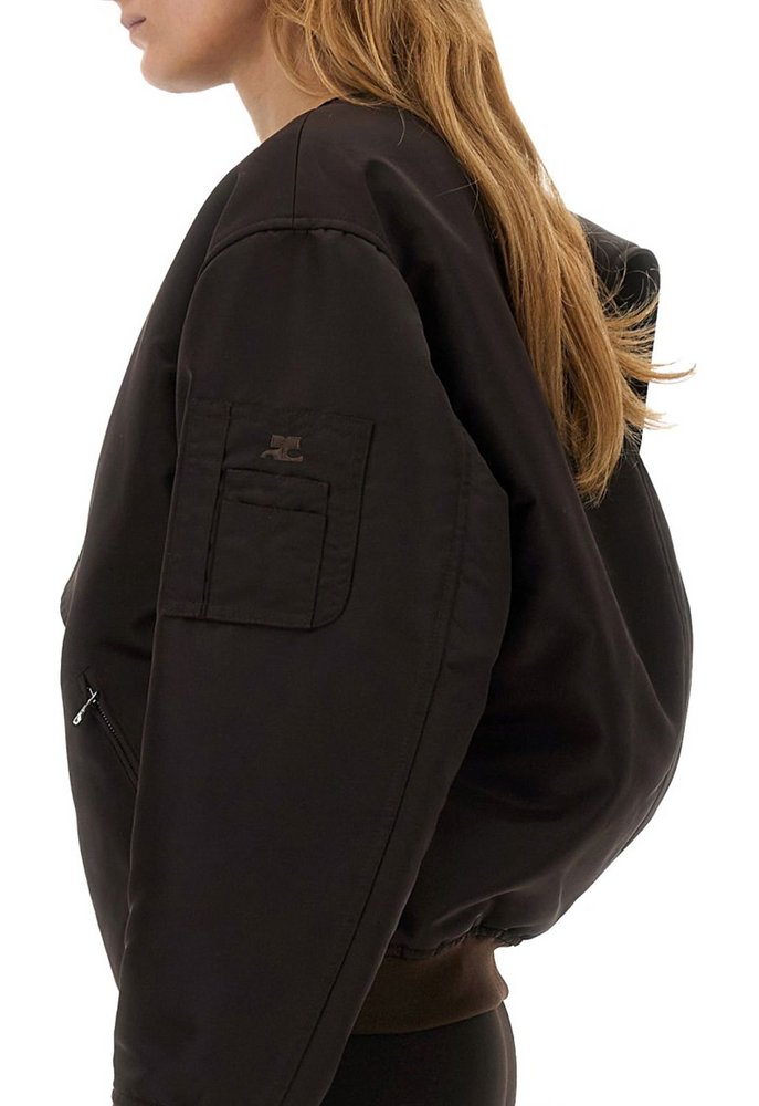 Courrèges Bow Collar Oversized Bomber Jacket – Cettire