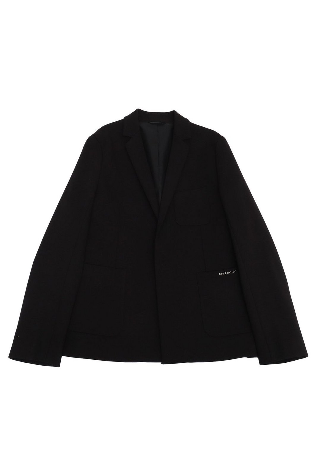 Givenchy Kids Single-Breasted Rear Slit Blazer