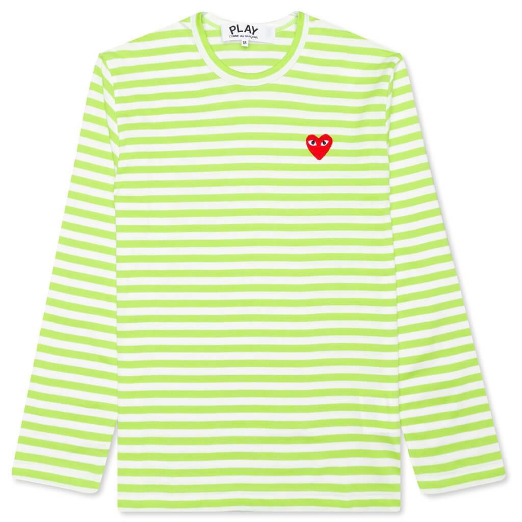 Comme des Garçons Play Striped Crewneck T-Shirt