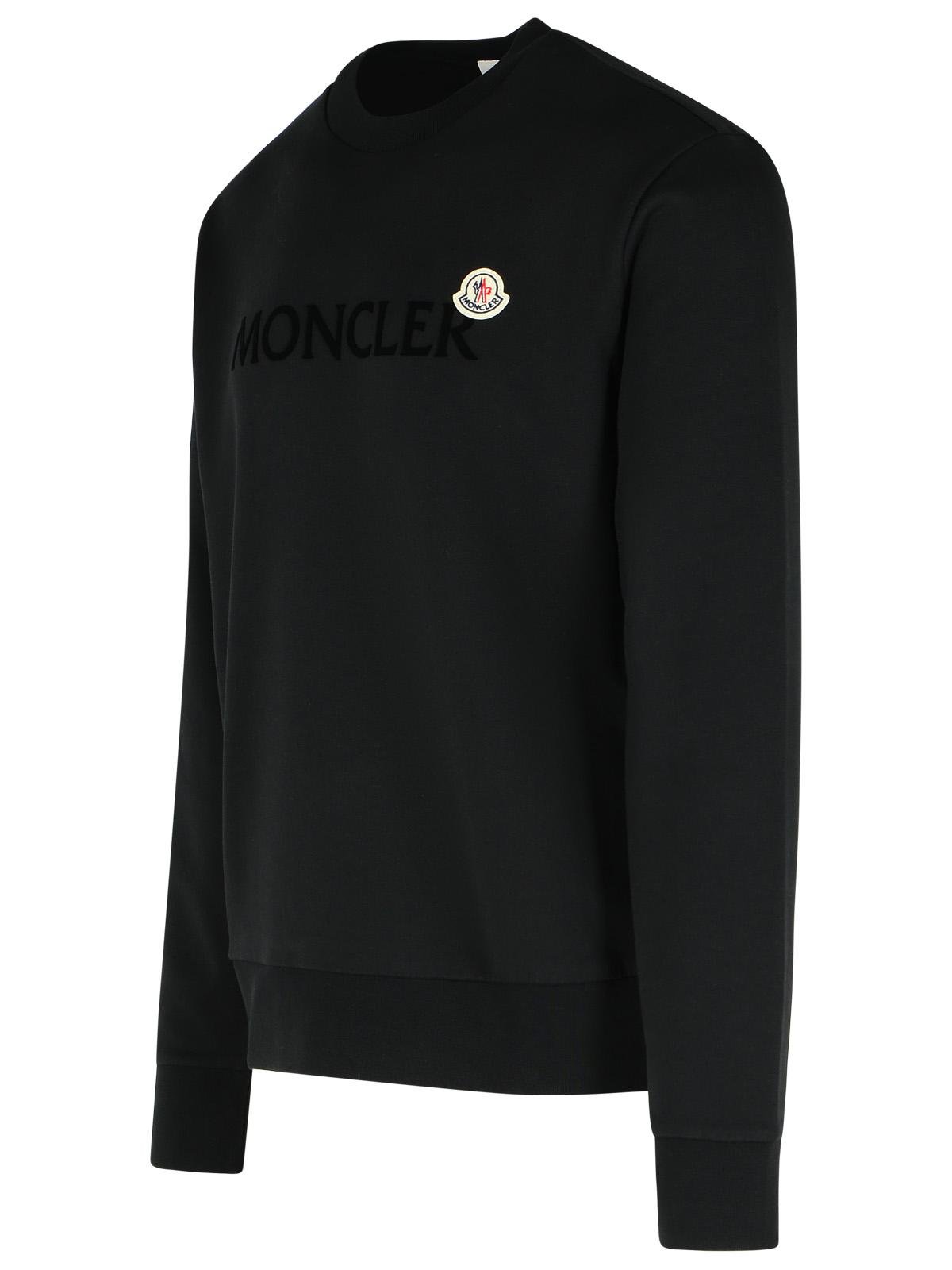 Moncler Logo Patch Crewneck Sweatshirt