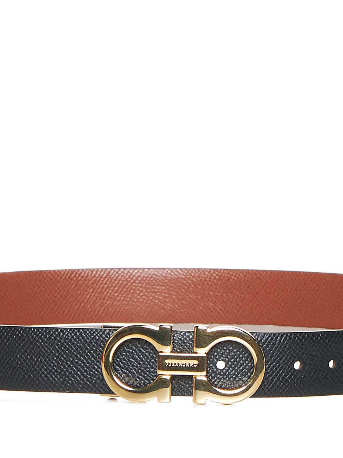 Ferragamo Gancini Buckle Reversible Belt