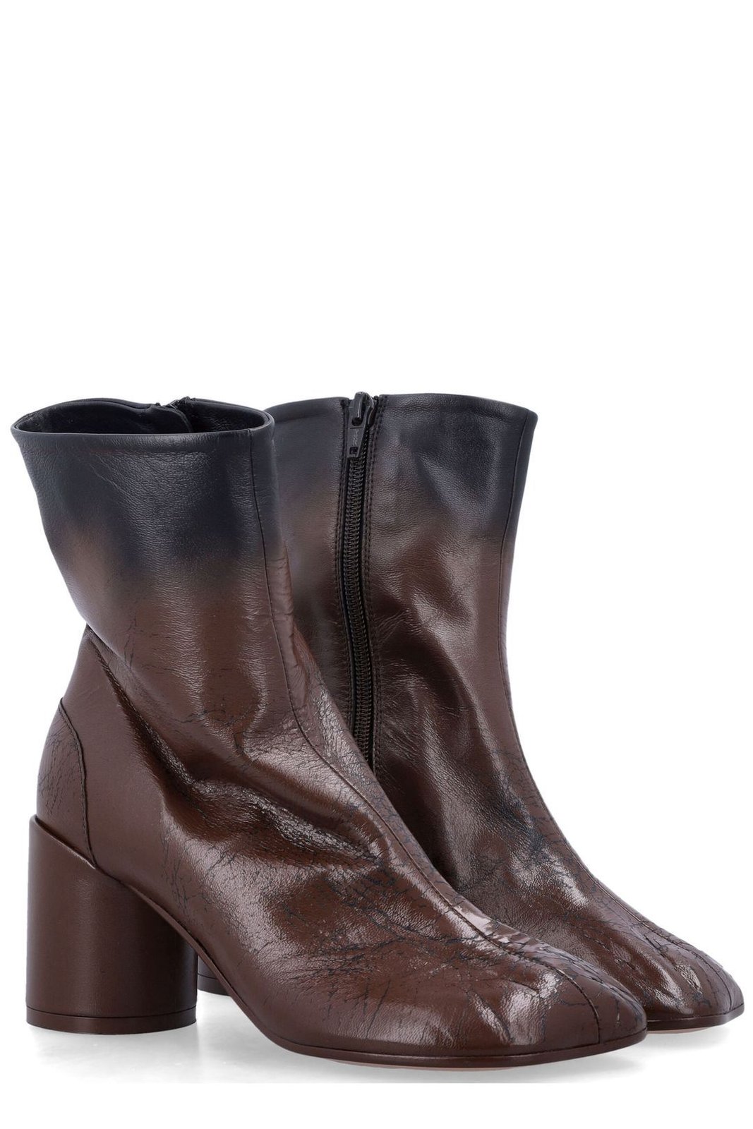 MM6 Maison Margiela Zip-Up Ankle Boots