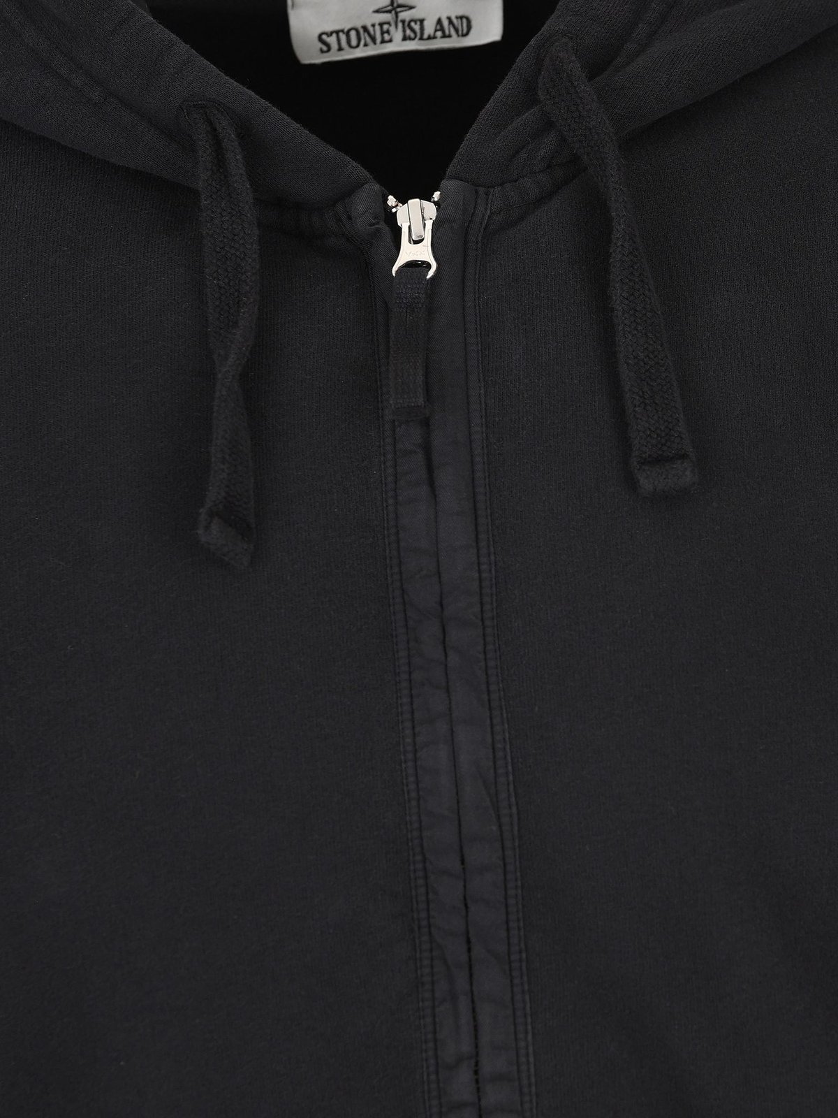 Stone Island Compass Patch Zip-Up Hoodie
