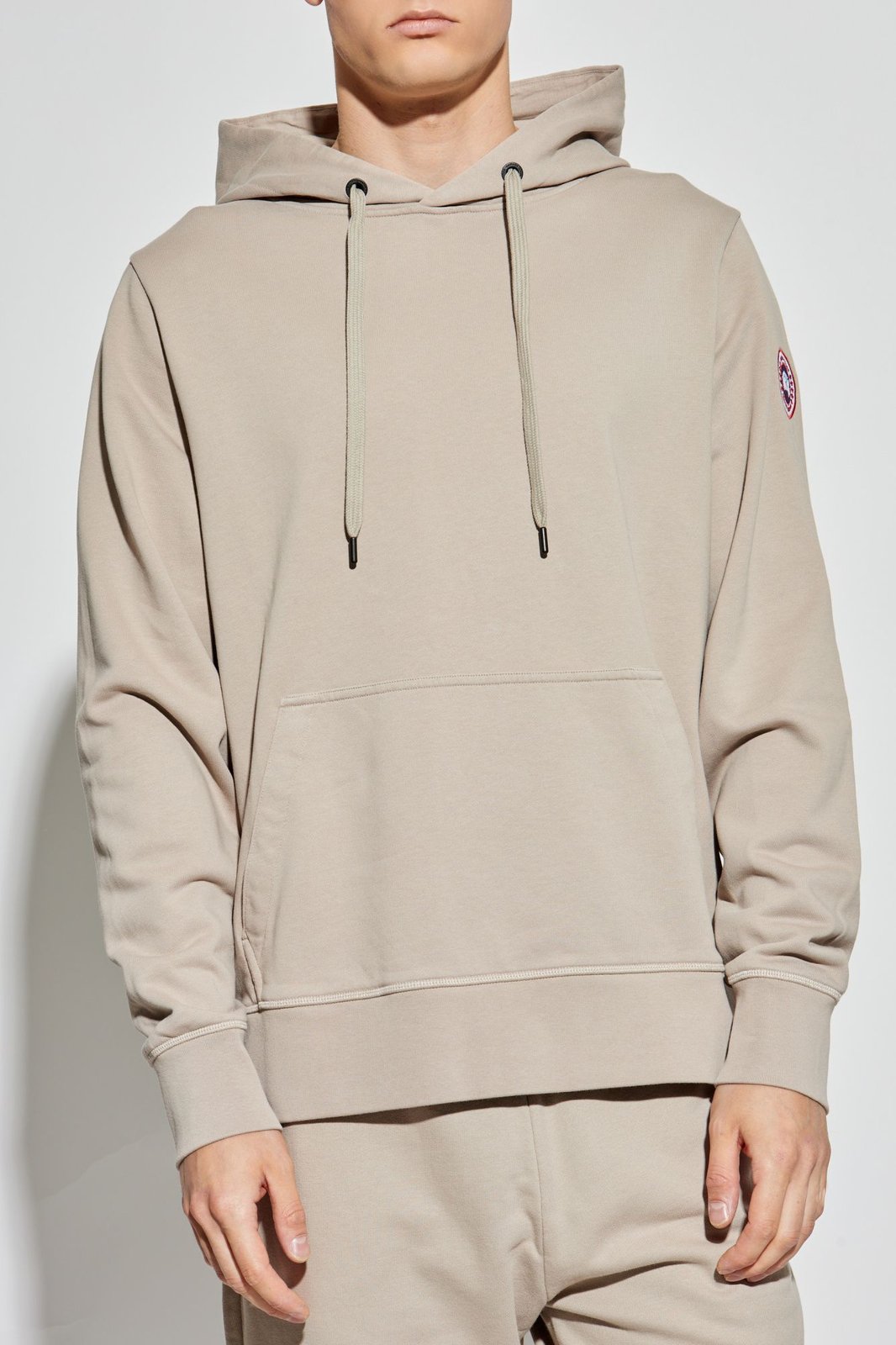 Canada Goose Huron Logo-Patch Drawstring Hoodie