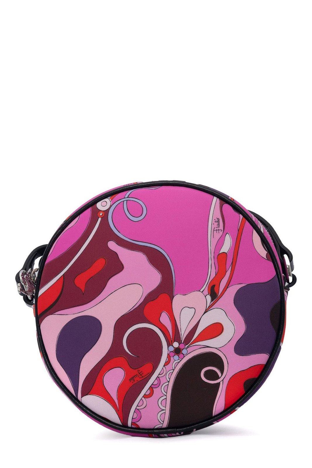 Emilio Pucci Junior Abstract-Pattern Round Shaped Shoulder Bag