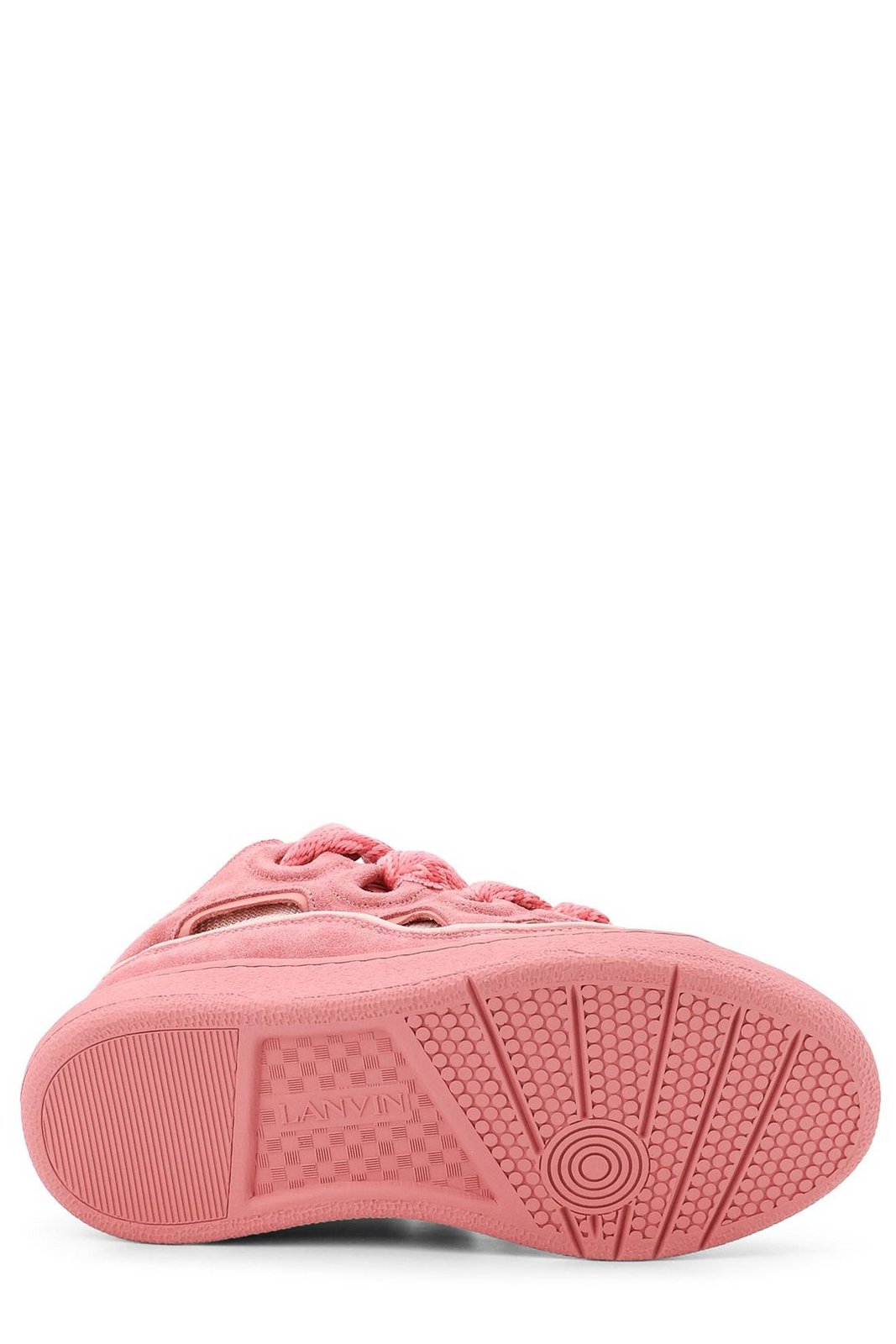 Lanvin Curb Lace-Up Sneakers