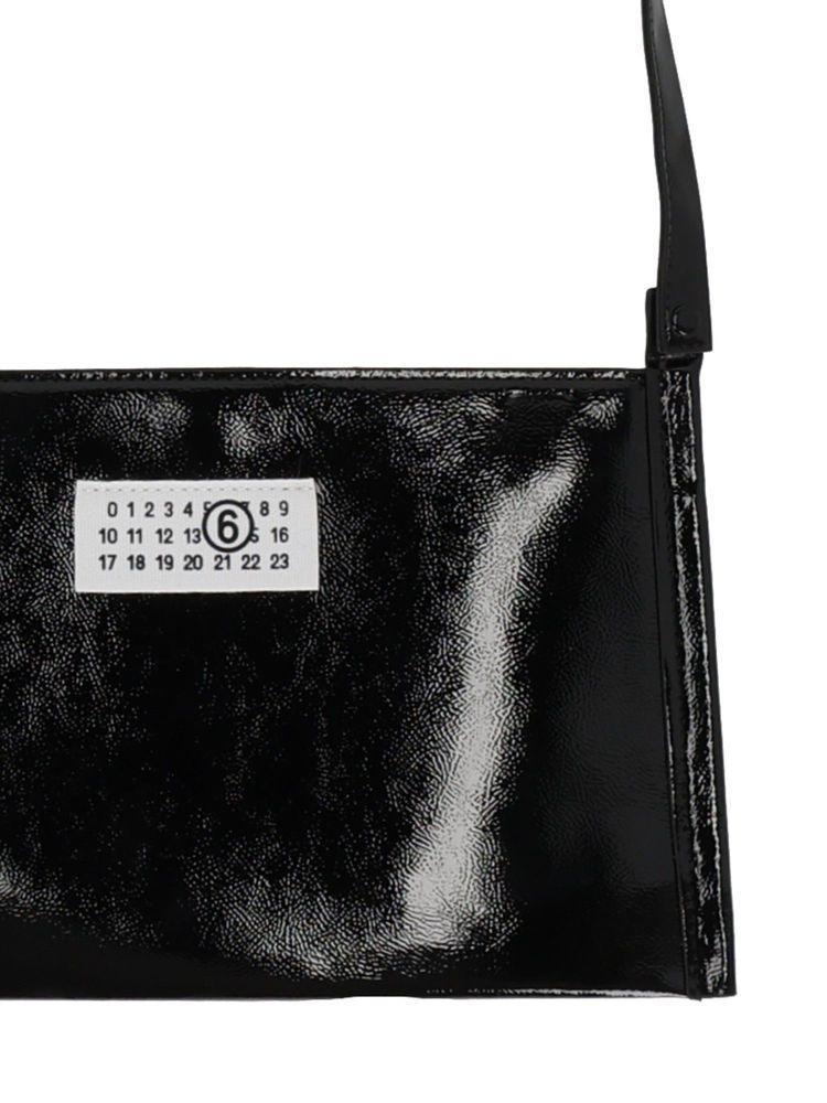 MM6 Maison Margiela Kids 로고 패치 숄더백