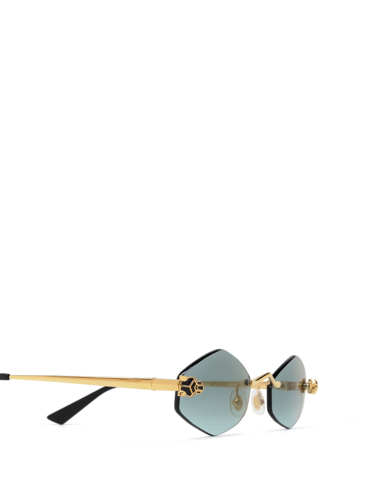 Cartier Geometric Frame Sunglasses