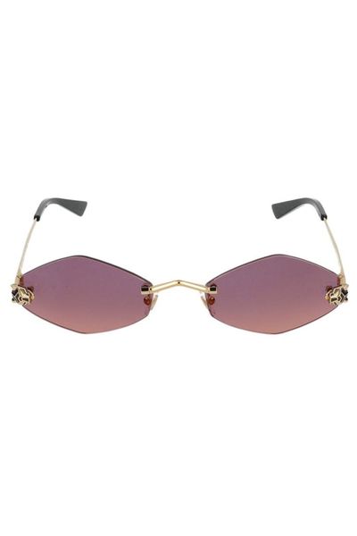 Cartier キャットアイサングラス カルティエ キャットアイ フレーム サングラス