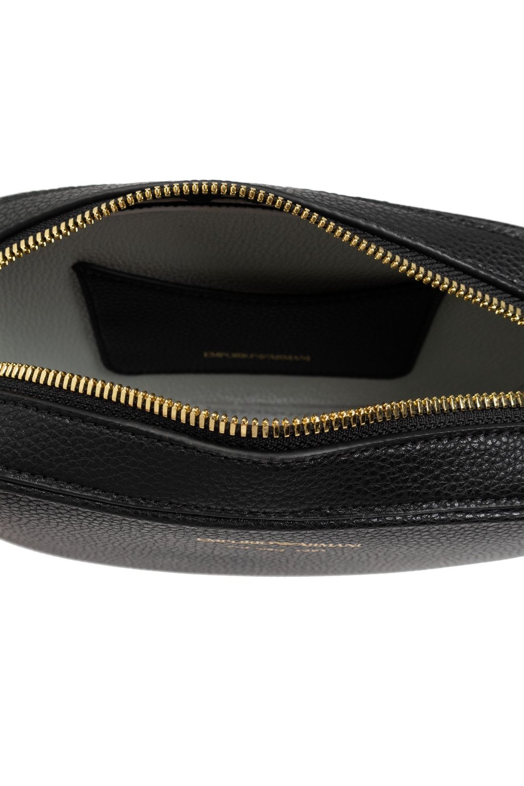 Emporio Armani Logo Detailed Zip-Up Crossbody Bag – On Sale