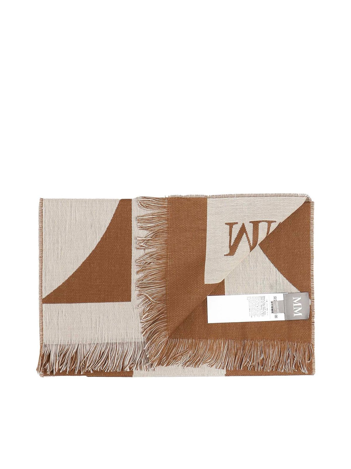 Max Mara Fringed Edge Scarf