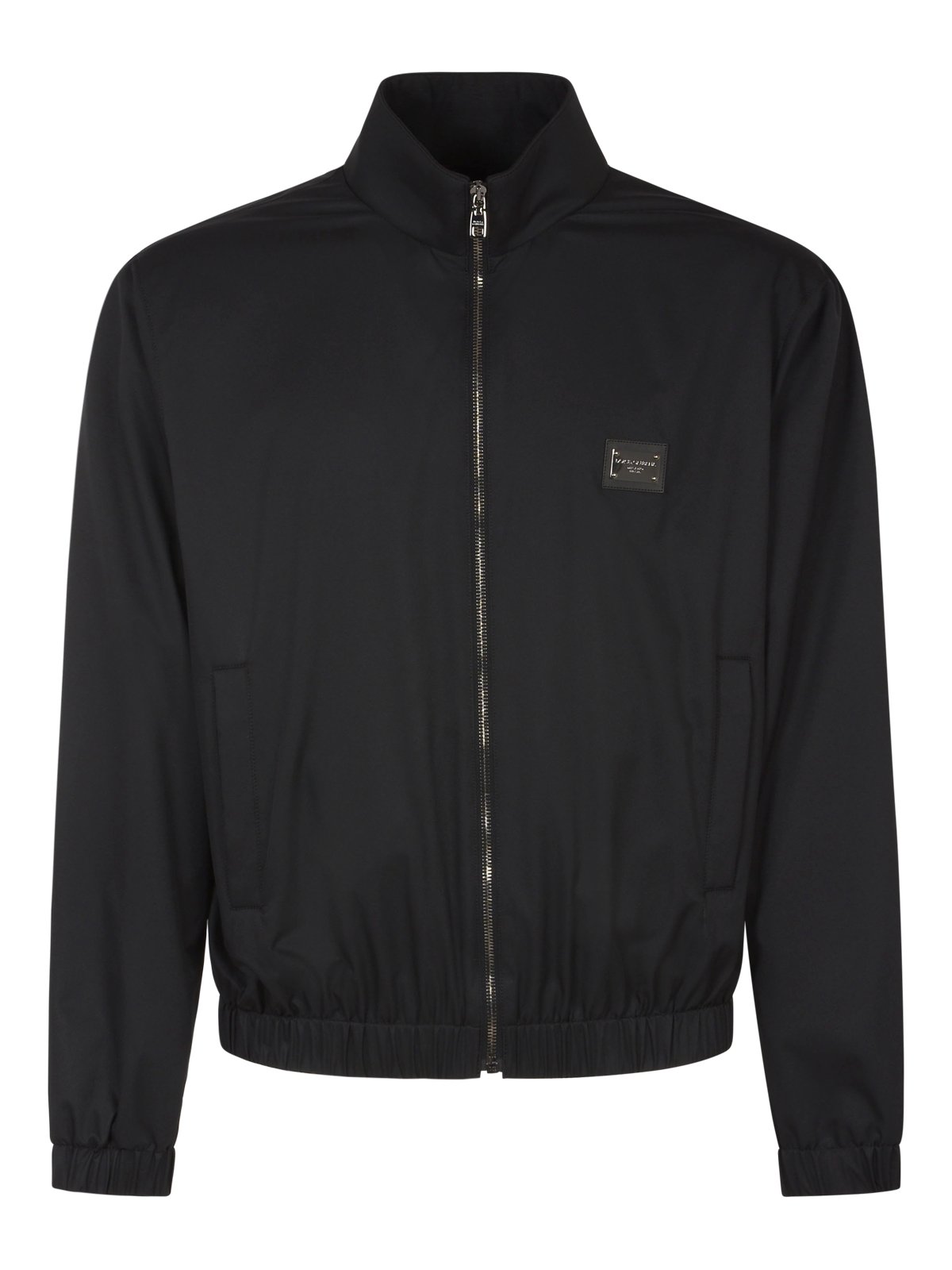 ジャケット・アウター DOLCE&GABBANA/zip flight jacket DOLCE & GABBANA Jacket Black LeatherBlouson Full Zip Bomber