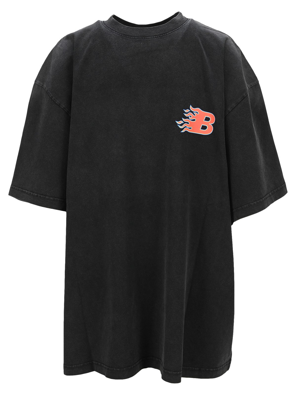 Balenciaga B Flame Crewneck T-Shirt – Cettire