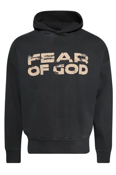 피어오브갓 Fear Of God 로고 프린트 후디