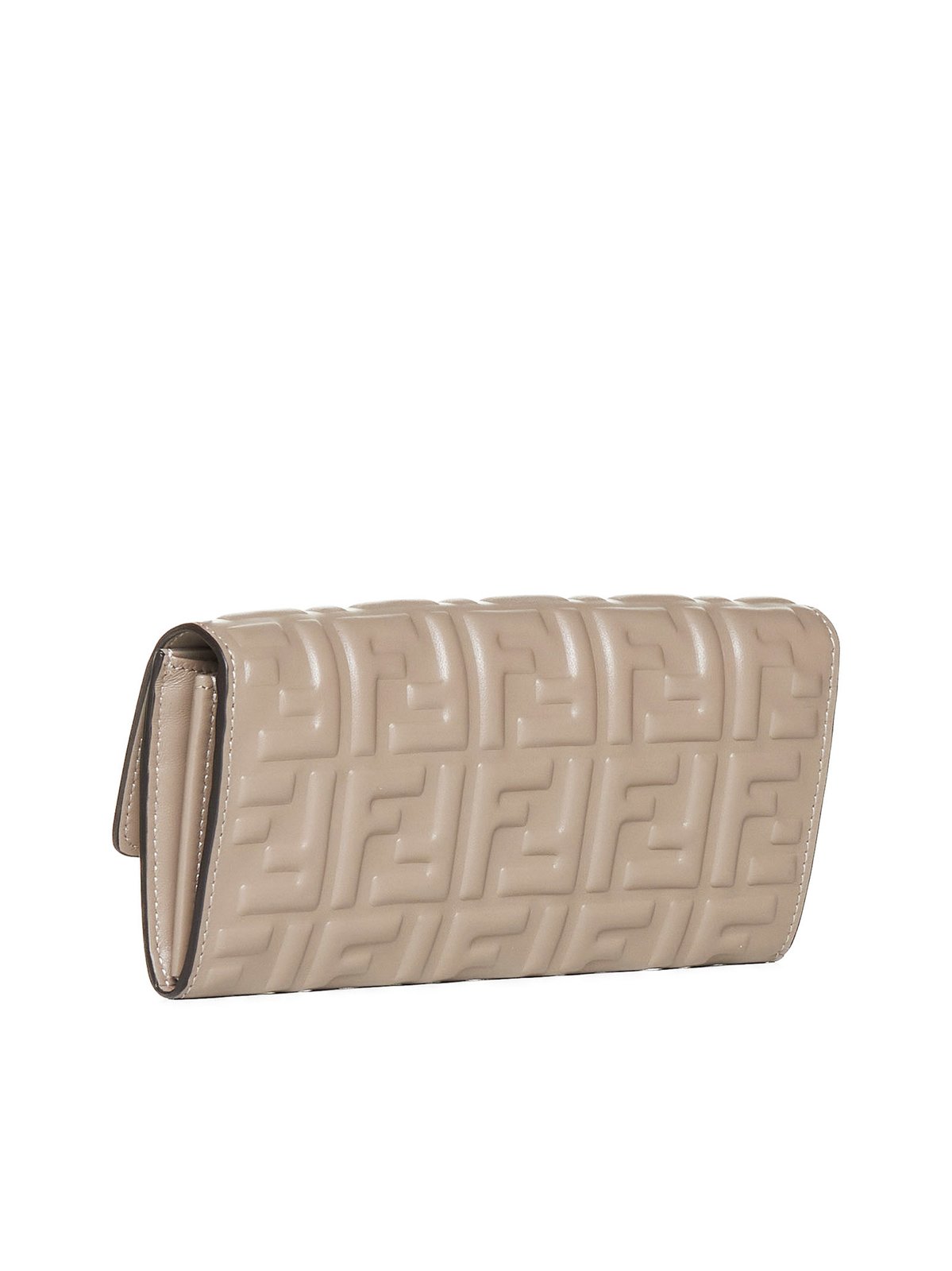 Fendi FF Motif Baguette Continental Chain-Linked Wallet